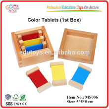 Material Montessori Colour Tablets